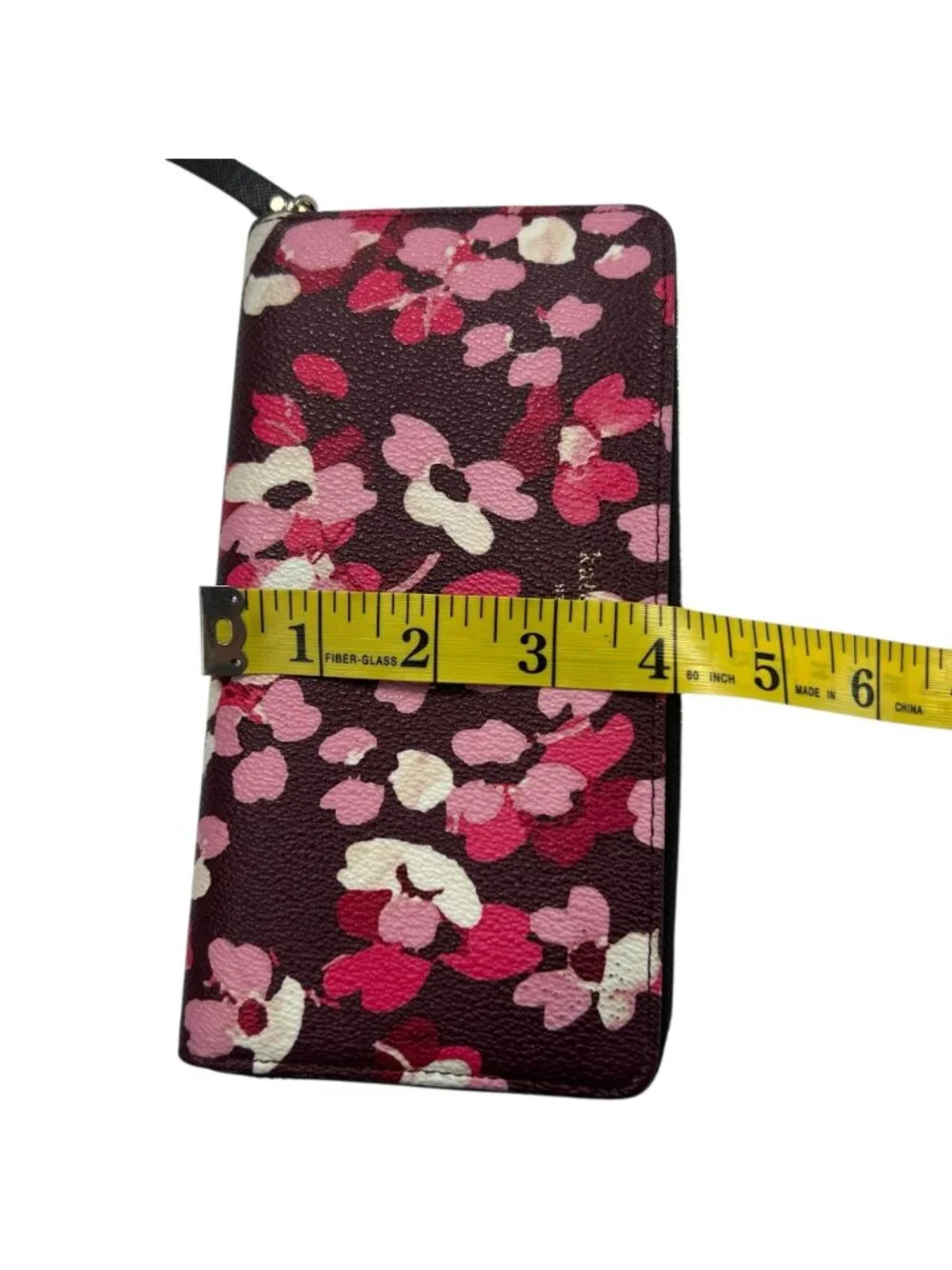 Kate Spade New York Floral Print Zip Around Wallet Large Continental Style